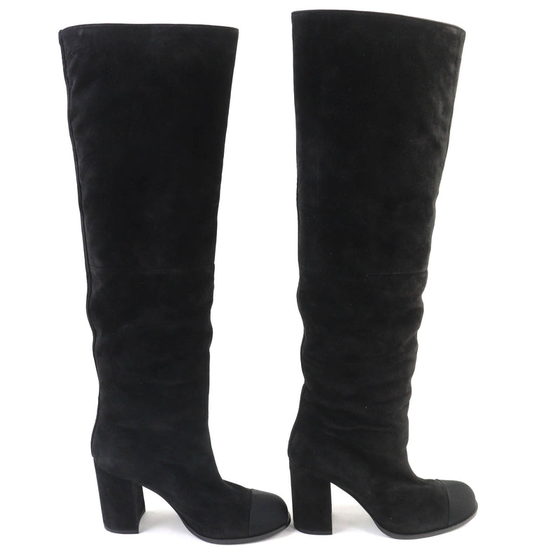 CHANEL ニーハイブーツ