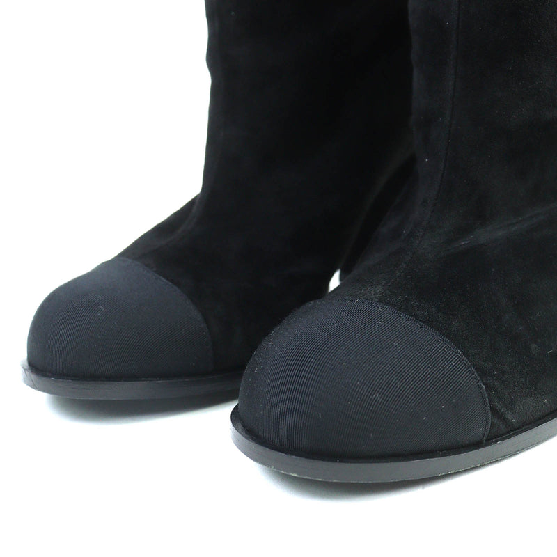 CHANEL ニーハイブーツ