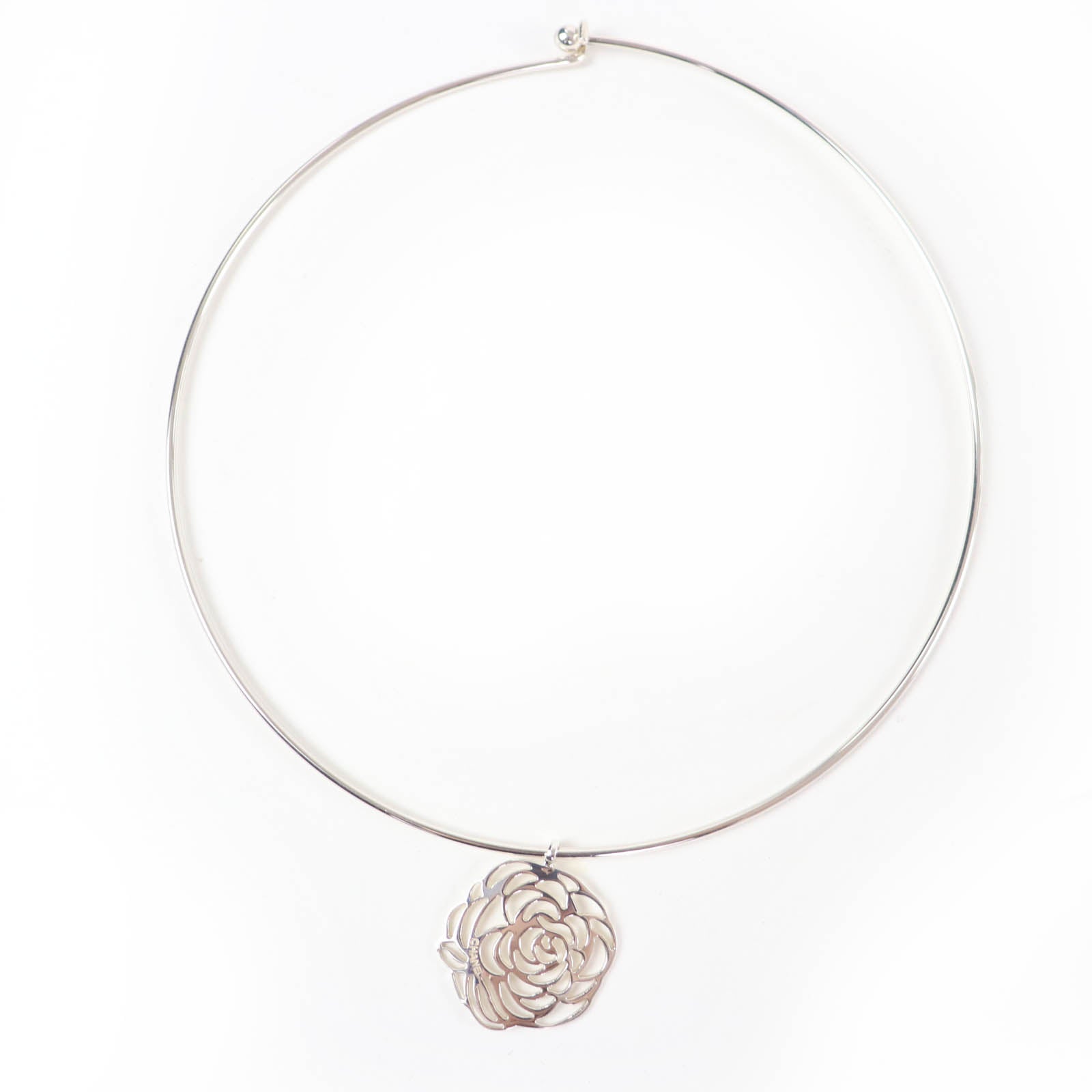 CHANEL silver camellia women's accessory / シャネル レディース シルバー カメリア アクセサリー