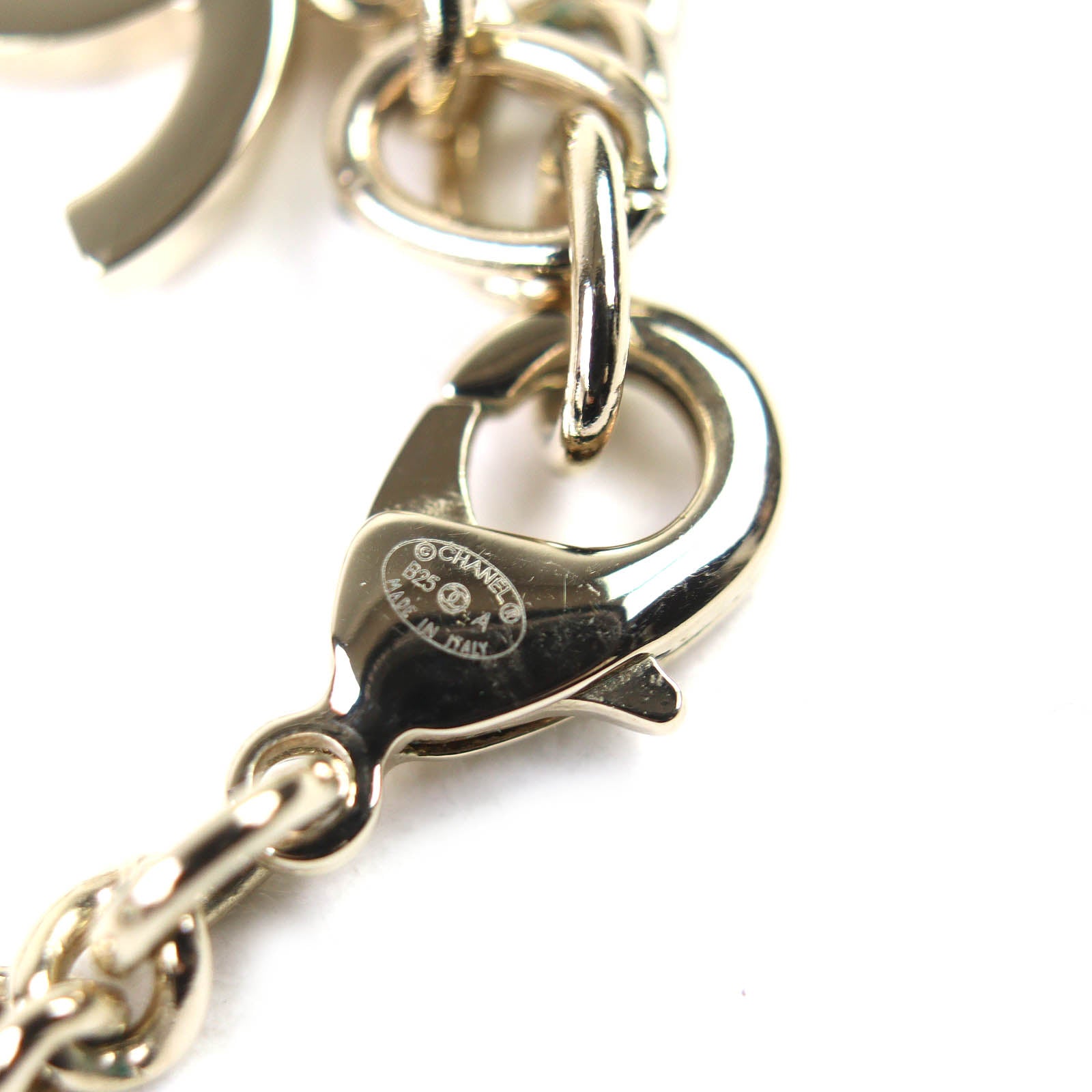 CHANEL gold CC logo crystal women's accessory / シャネル レディース ゴールド CCロゴ クリスタル アクセサリー