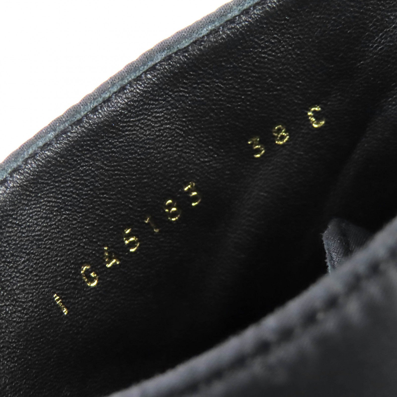 CHANEL Black short boots Women COCO Mark pearl front zip patent