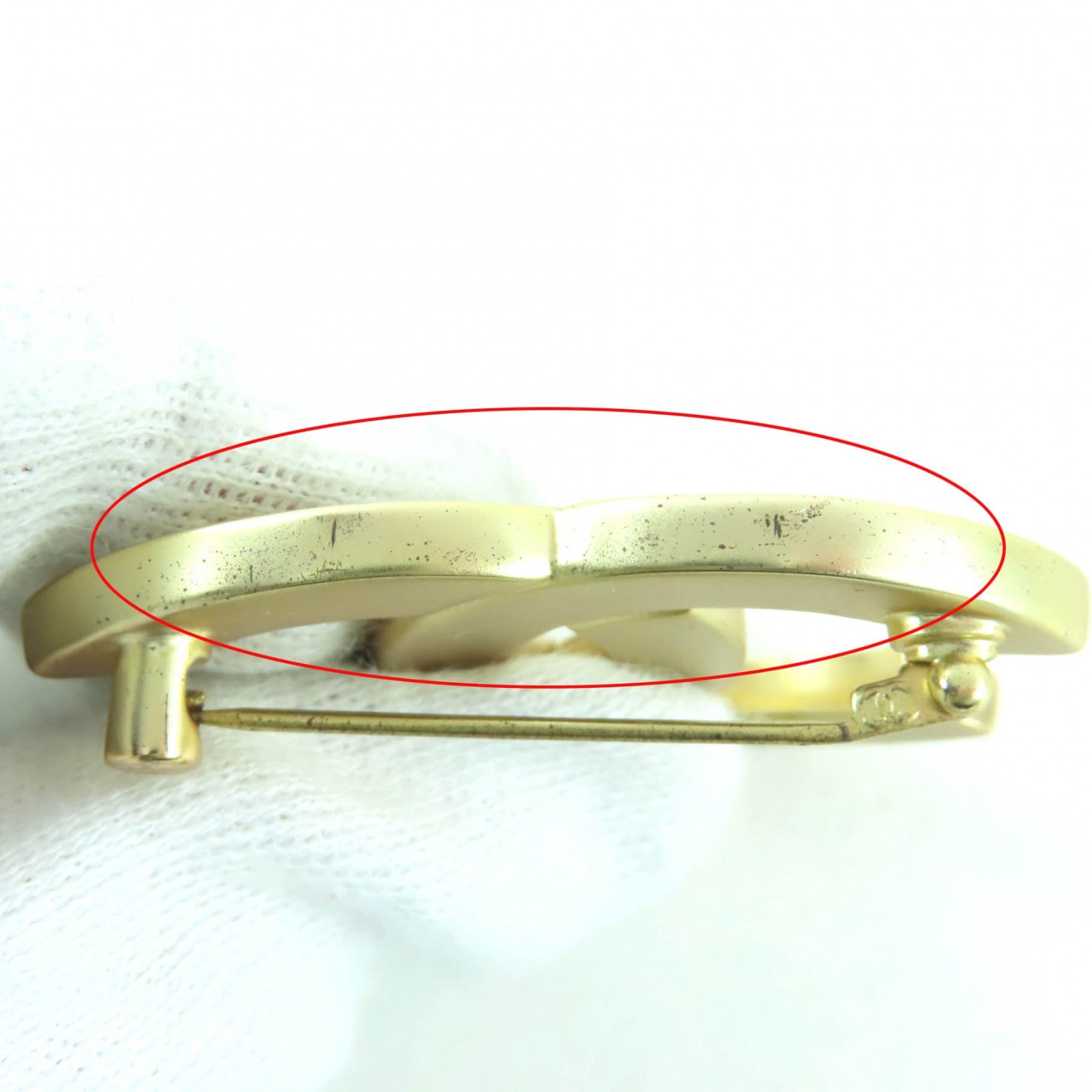 CHANEL gold CC logo crystal women's accessory / シャネル レディース ゴールド CCロゴ クリスタル アクセサリー
