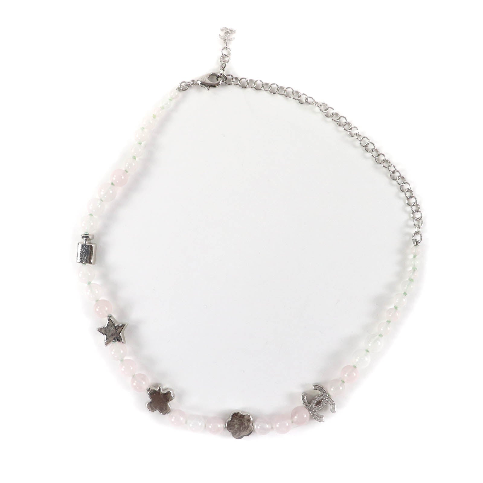 CHANEL white CC logo crystal women's accessory / シャネル レディース ホワイト CCロゴ クリスタル アクセサリー