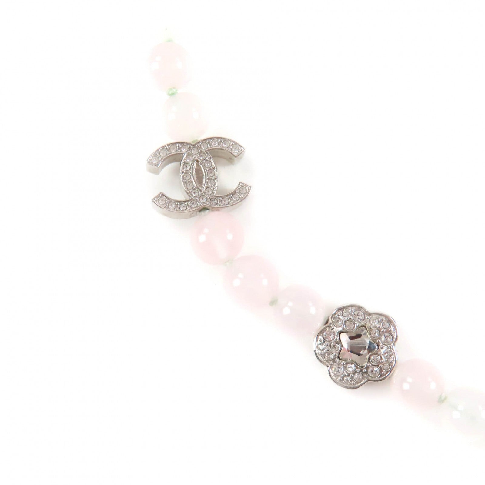 CHANEL white CC logo crystal women's accessory / シャネル レディース ホワイト CCロゴ クリスタル アクセサリー