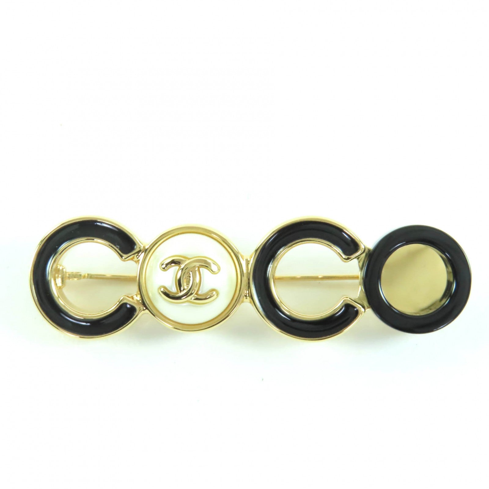 CHANEL black CC logo pearl women's accessory / シャネル レディース ブラック CCロゴ パール アクセサリー