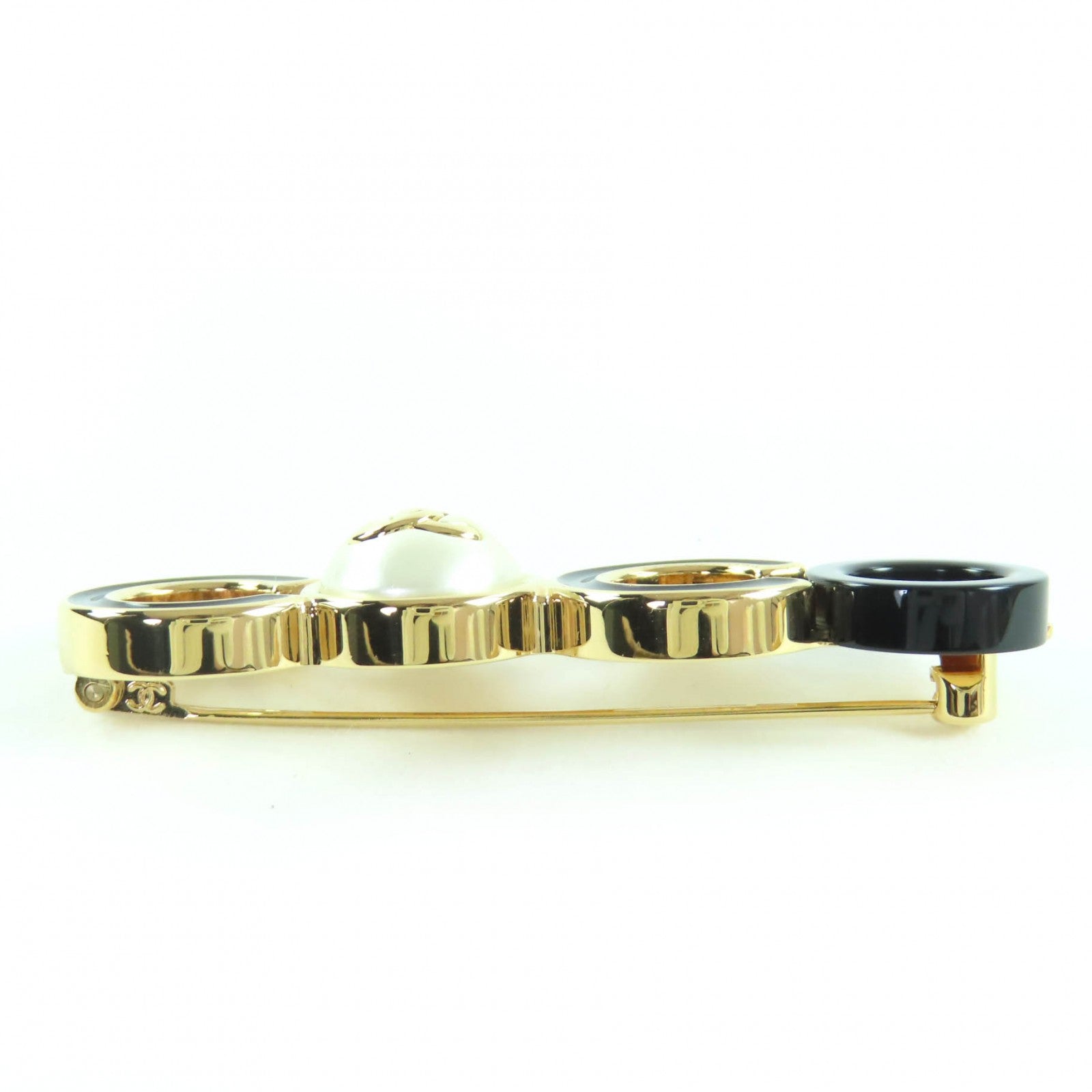 CHANEL black CC logo pearl women's accessory / シャネル レディース ブラック CCロゴ パール アクセサリー