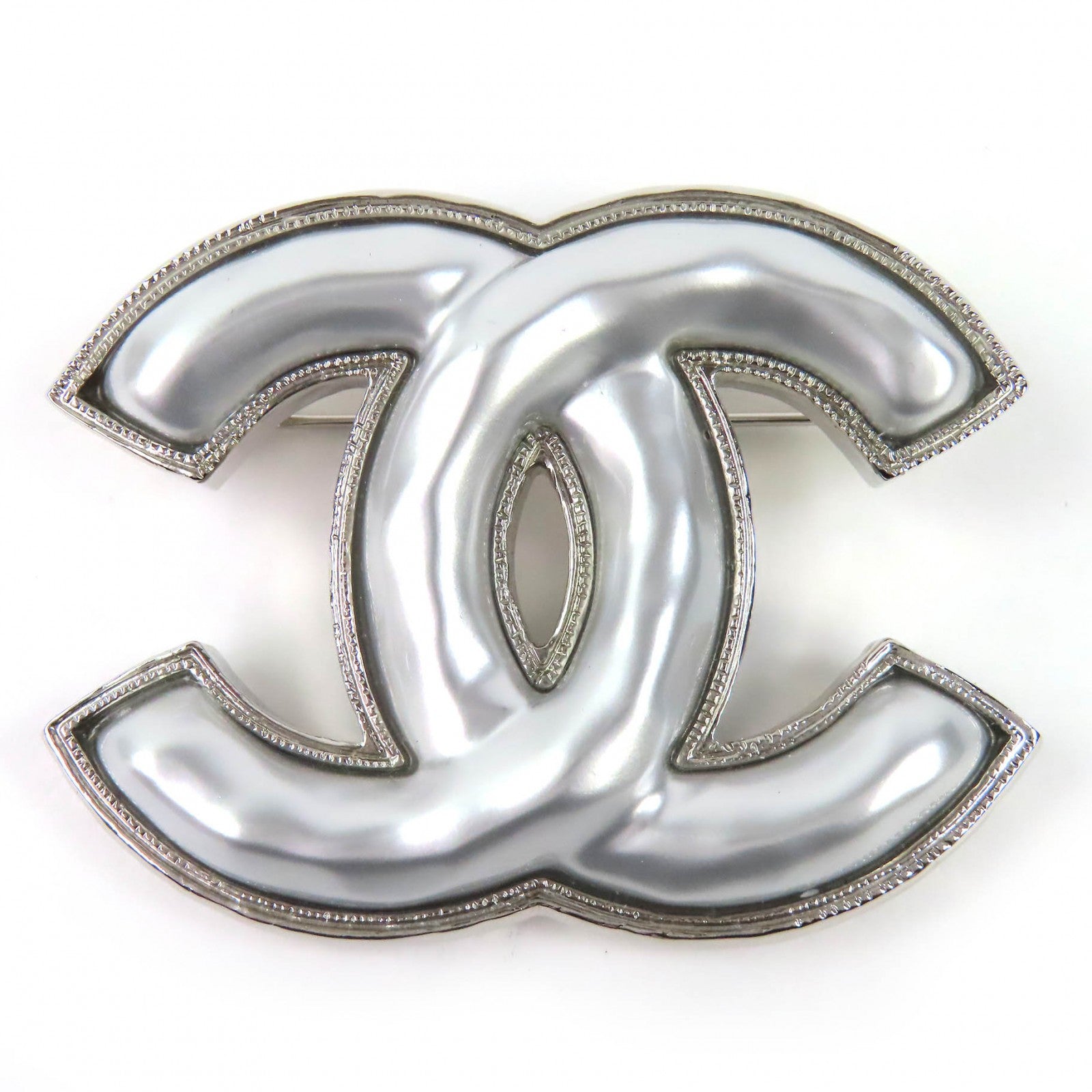 CHANEL silver CC logo women's accessory / シャネル レディース シルバー CCロゴ アクセサリー