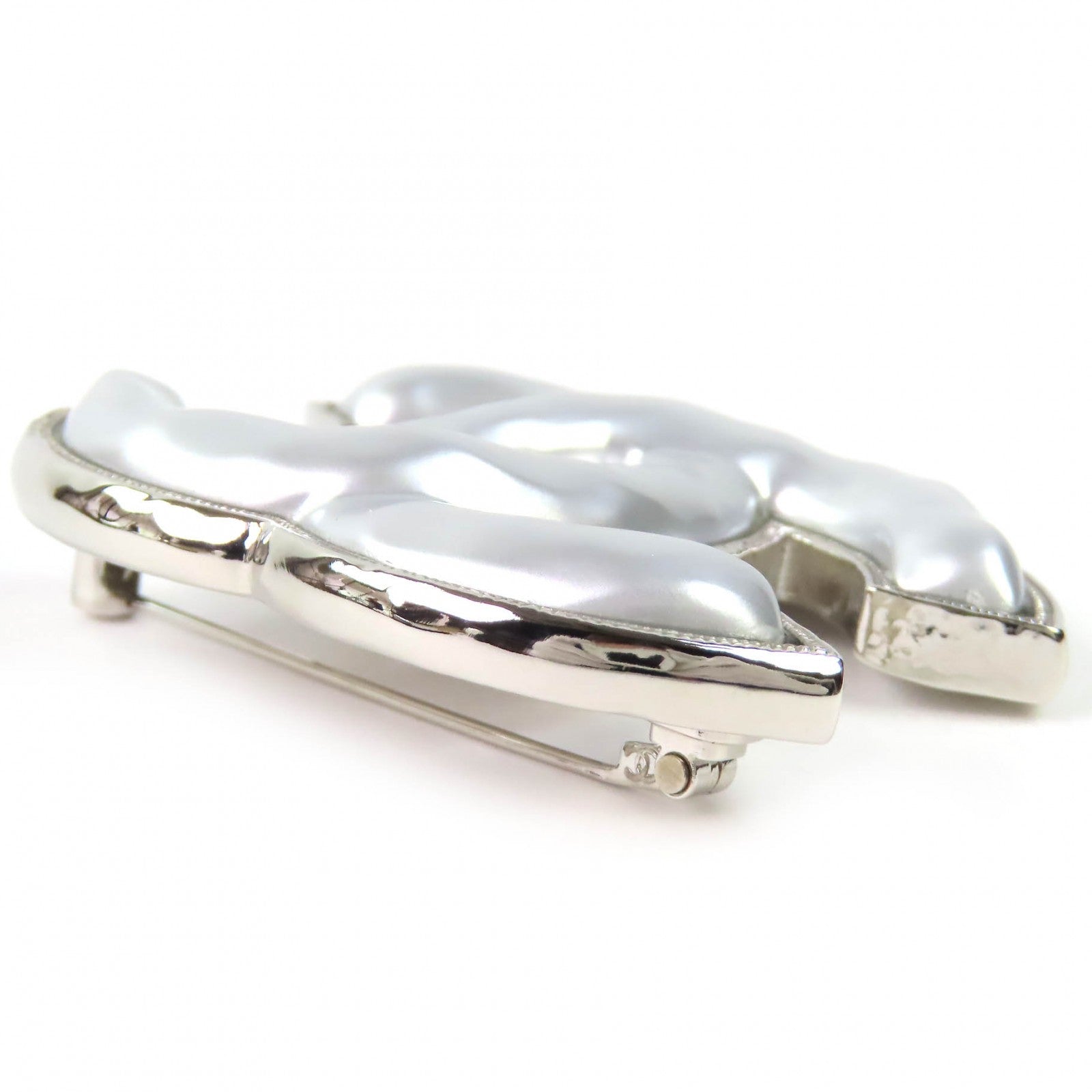 CHANEL silver CC logo women's accessory / シャネル レディース シルバー CCロゴ アクセサリー