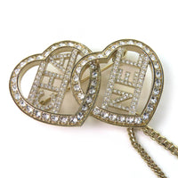 CHANEL gold CC logo chain crystal women's accessory / シャネル レディース ゴールド CCロゴ チェーン クリスタル アクセサリー