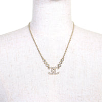 CHANEL gold CC logo chain crystal women's accessory / シャネル レディース ゴールド CCロゴ チェーン クリスタル アクセサリー