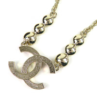 CHANEL gold CC logo chain crystal women's accessory / シャネル レディース ゴールド CCロゴ チェーン クリスタル アクセサリー
