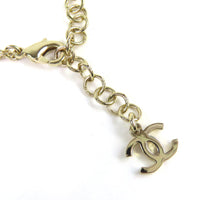 CHANEL gold CC logo chain crystal women's accessory / シャネル レディース ゴールド CCロゴ チェーン クリスタル アクセサリー