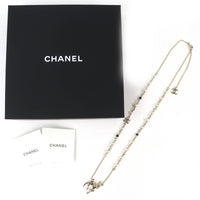 CHANEL gold CC logo pearl crystal women's accessory / シャネル レディース ゴールド CCロゴ パール クリスタル アクセサリー