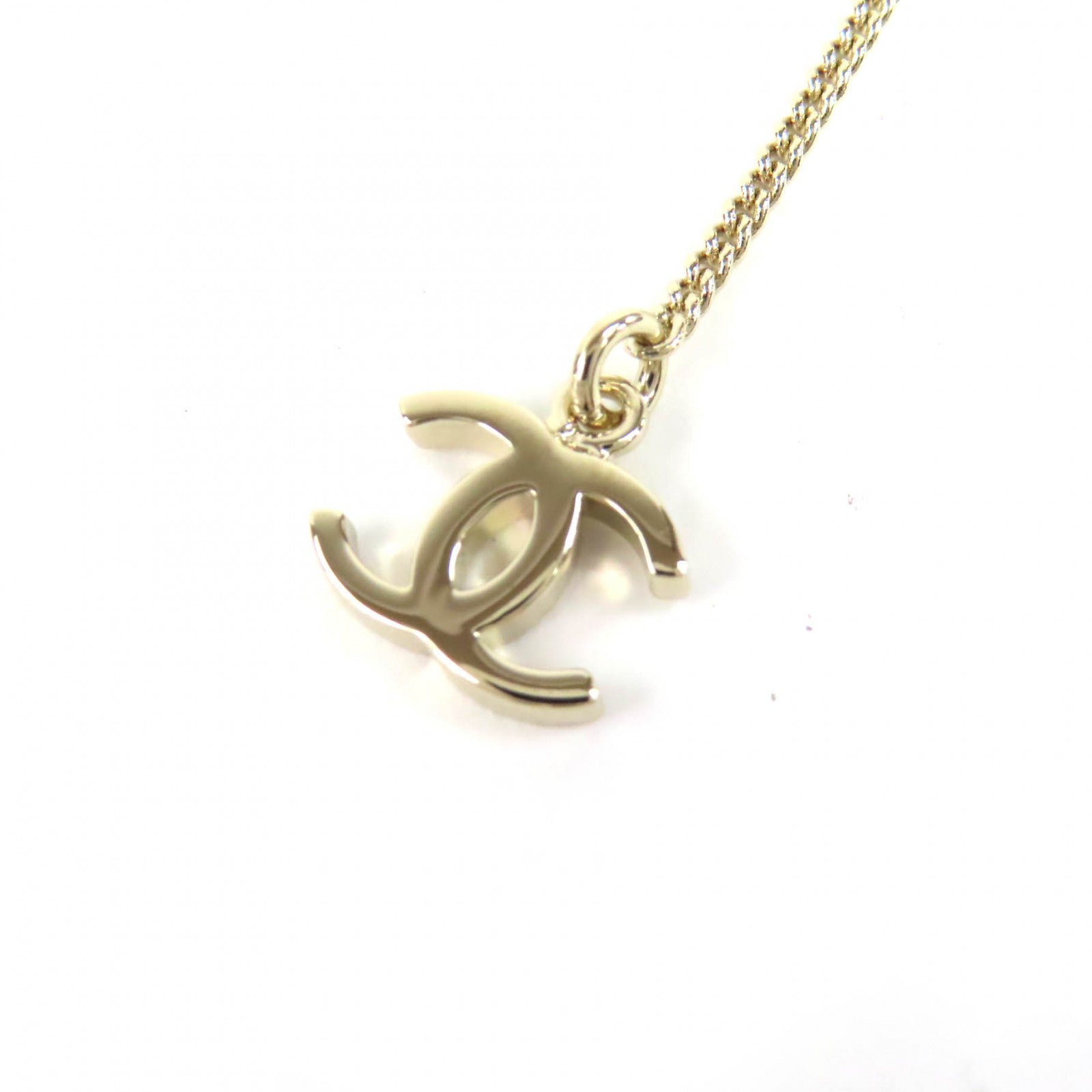CHANEL gold CC logo pearl crystal women's accessory / シャネル レディース ゴールド CCロゴ パール クリスタル アクセサリー
