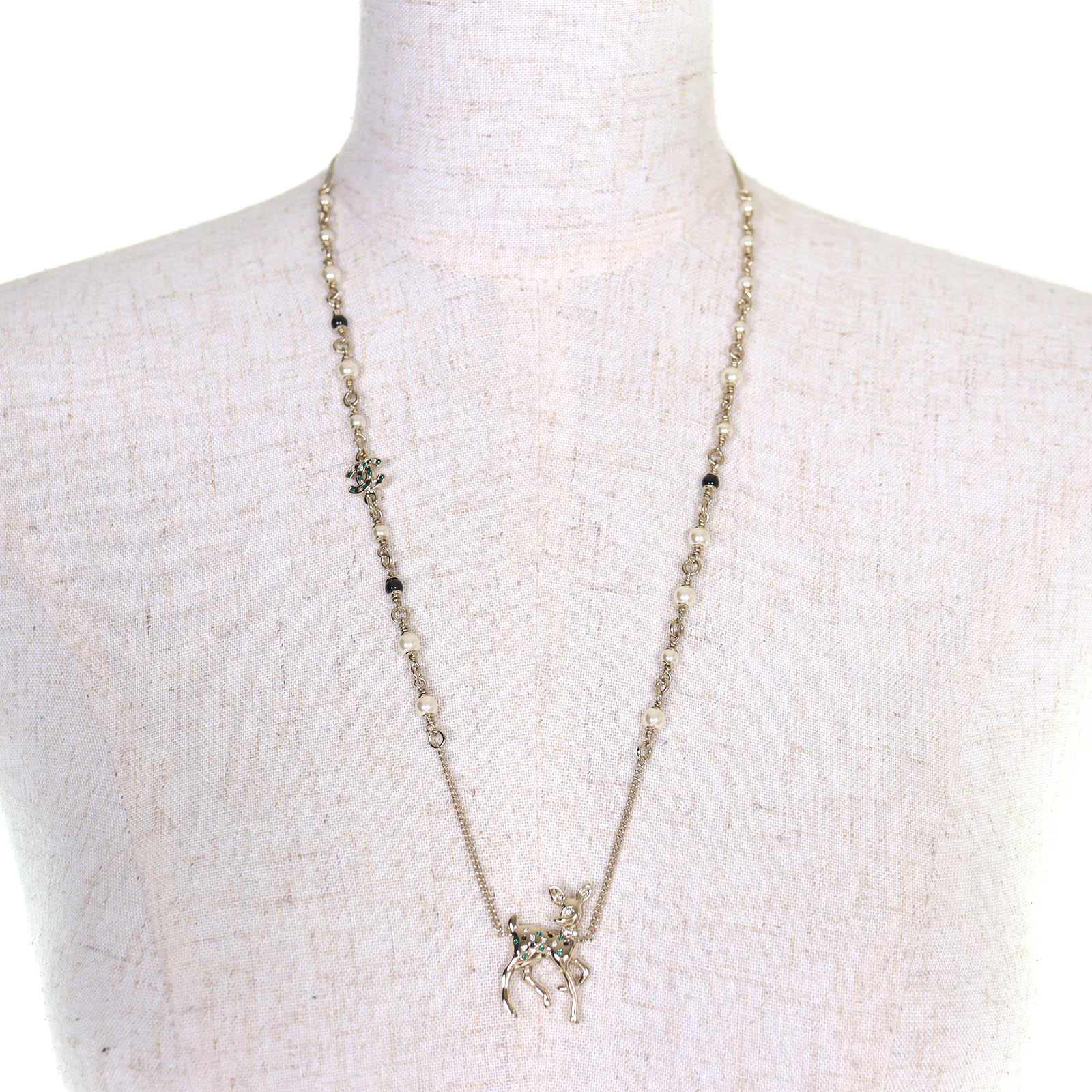 CHANEL gold CC logo pearl crystal women's accessory / シャネル レディース ゴールド CCロゴ パール クリスタル アクセサリー