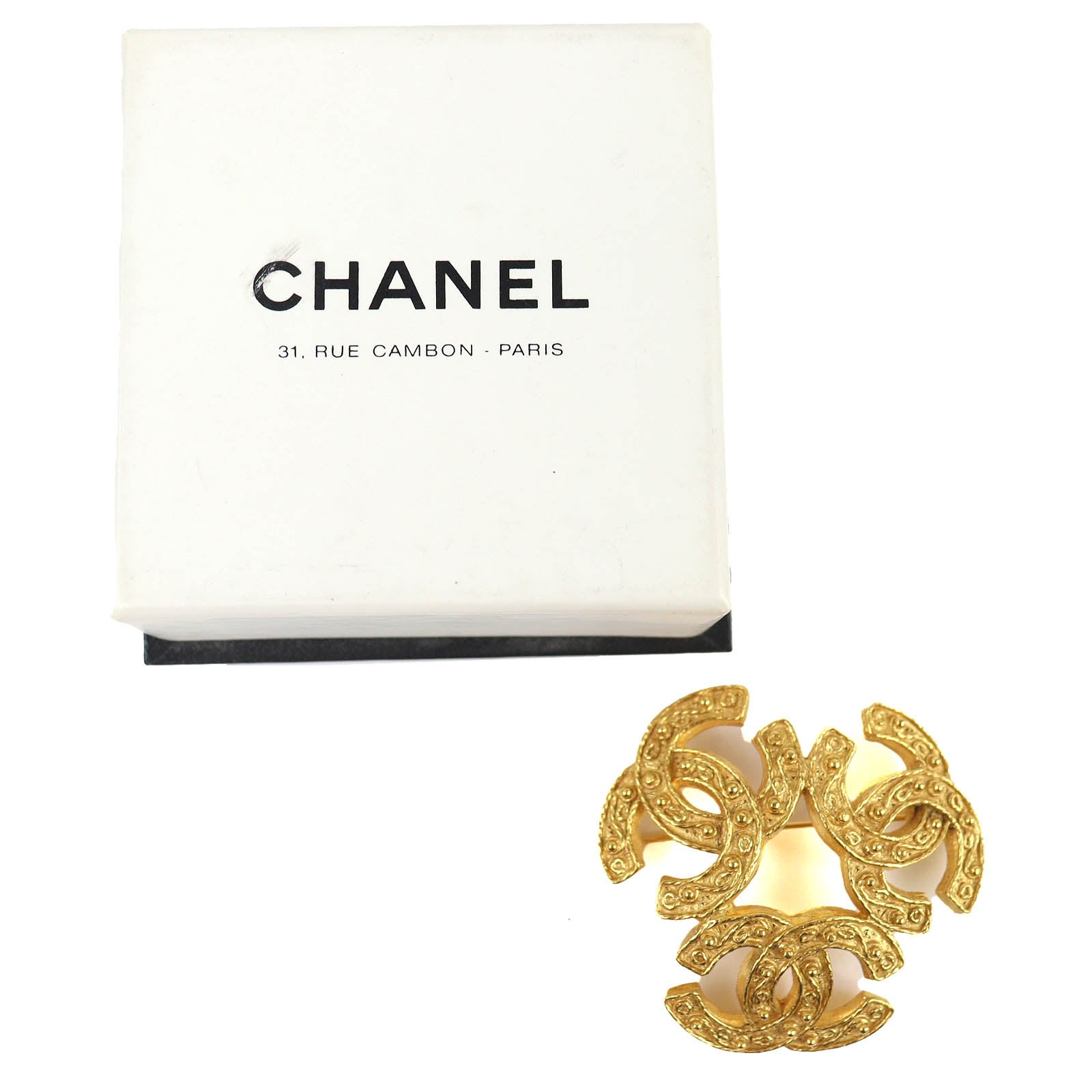 CHANEL gold CC logo women's accessory / シャネル レディース ゴールド CCロゴ アクセサリー