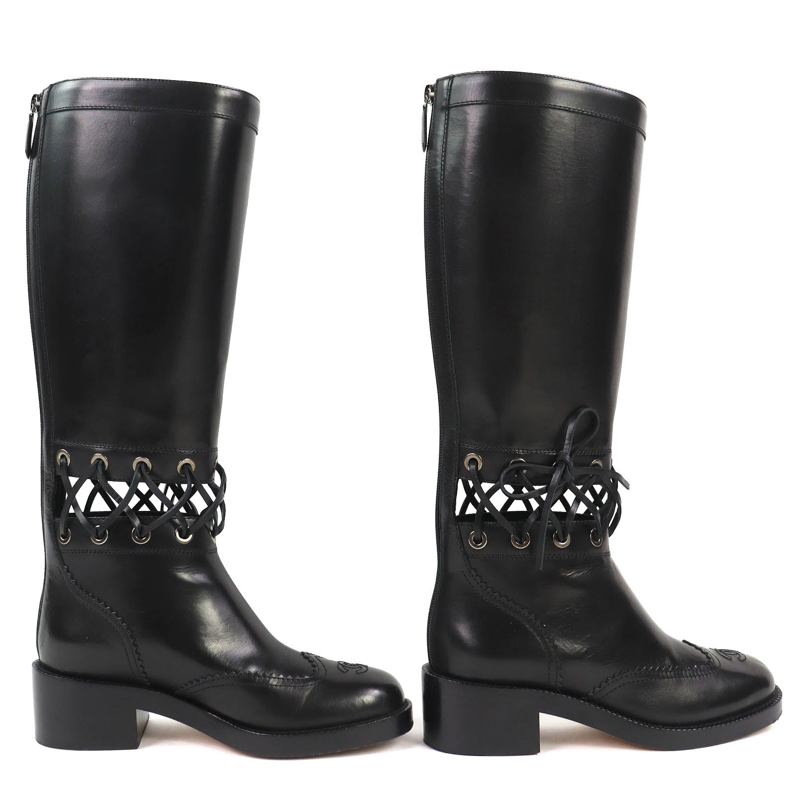 CHANEL ロングブーツ