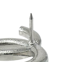 CHANEL silver CC logo crystal women's accessory / シャネル レディース シルバー CCロゴ クリスタル アクセサリー