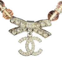 CHANEL pink CC logo crystal women's accessory / シャネル レディース ピンク CCロゴ クリスタル アクセサリー
