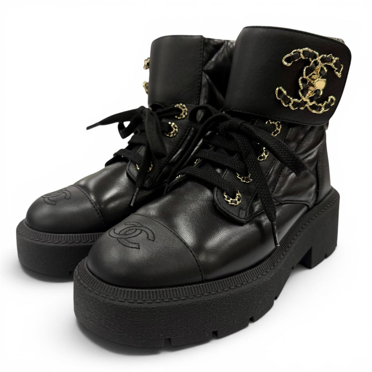 CHANEL ショートブーツ