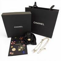 CHANEL gold CC logo pearl crystal women's accessory / シャネル レディース ゴールド CCロゴ パール クリスタル アクセサリー