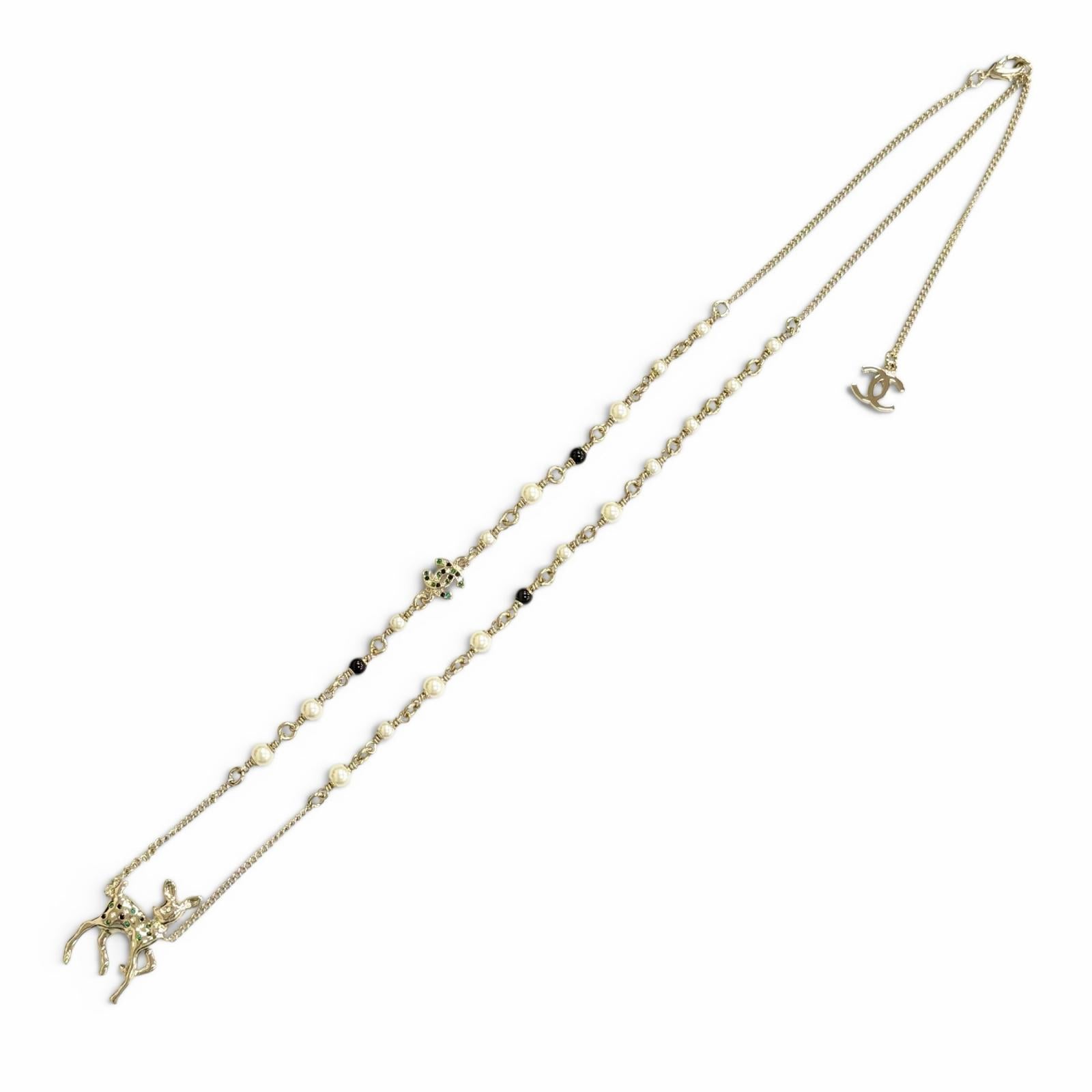 CHANEL gold CC logo pearl crystal women's accessory / シャネル レディース ゴールド CCロゴ パール クリスタル アクセサリー