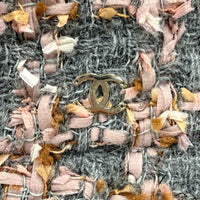 CHANEL grey tweed plaid women's accessory / シャネル レディース グレー ツイード チェック アクセサリー