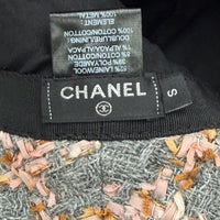 CHANEL grey tweed plaid women's accessory / シャネル レディース グレー ツイード チェック アクセサリー