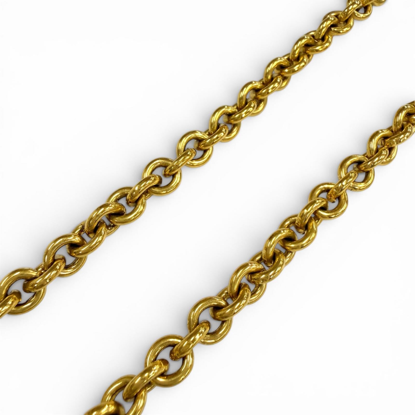 CHANEL gold CC logo chain women's accessory / シャネル レディース ゴールド CCロゴ チェーン アクセサリー