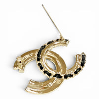 CHANEL gold CC logo leather pearl crystal women's accessory / シャネル レディース ゴールド CCロゴ レザー パール クリスタル アクセサリー