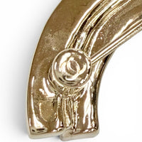 CHANEL gold CC logo leather pearl crystal women's accessory / シャネル レディース ゴールド CCロゴ レザー パール クリスタル アクセサリー
