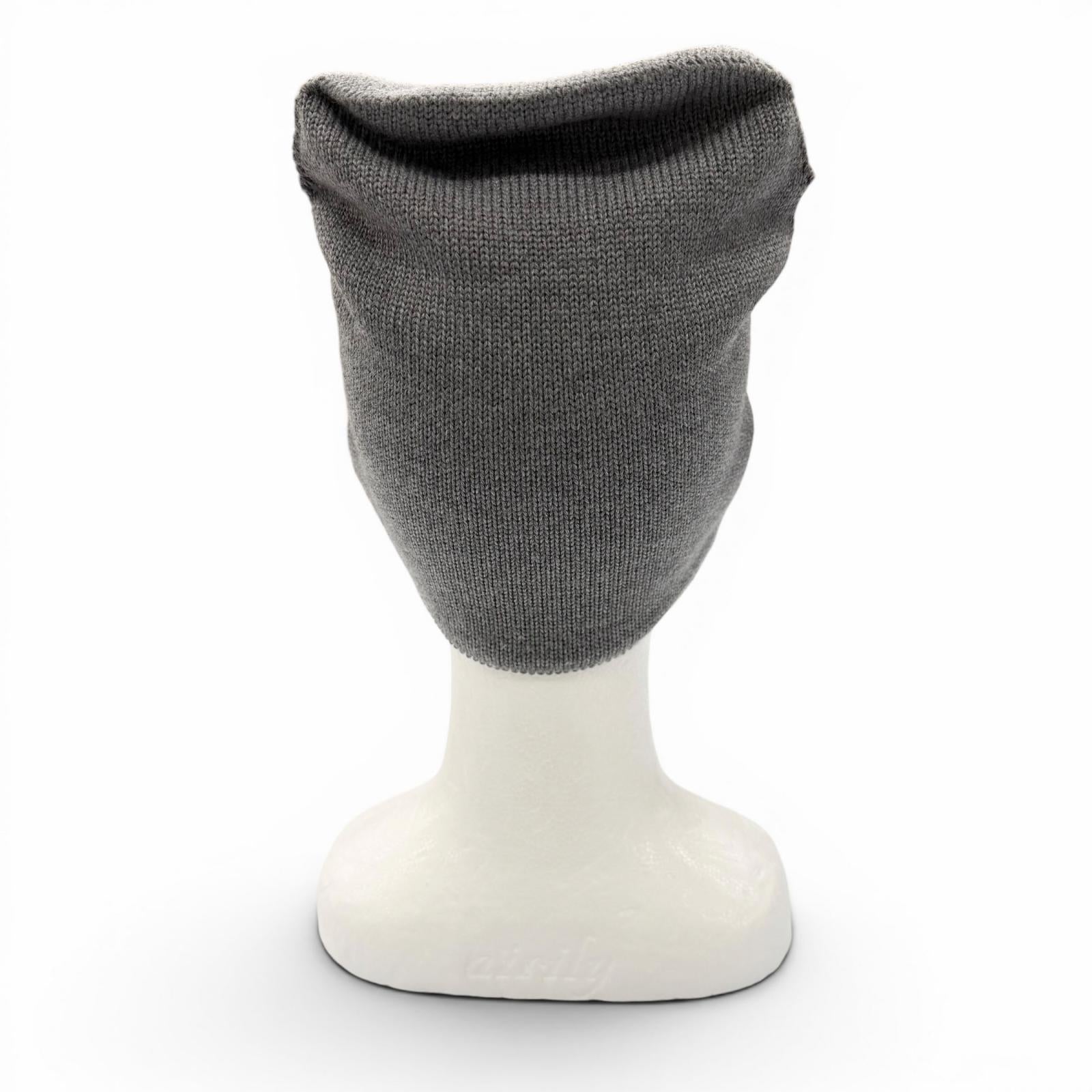 CHANEL grey knit CC logo women's accessory / シャネル レディース グレー ニット CCロゴ アクセサリー