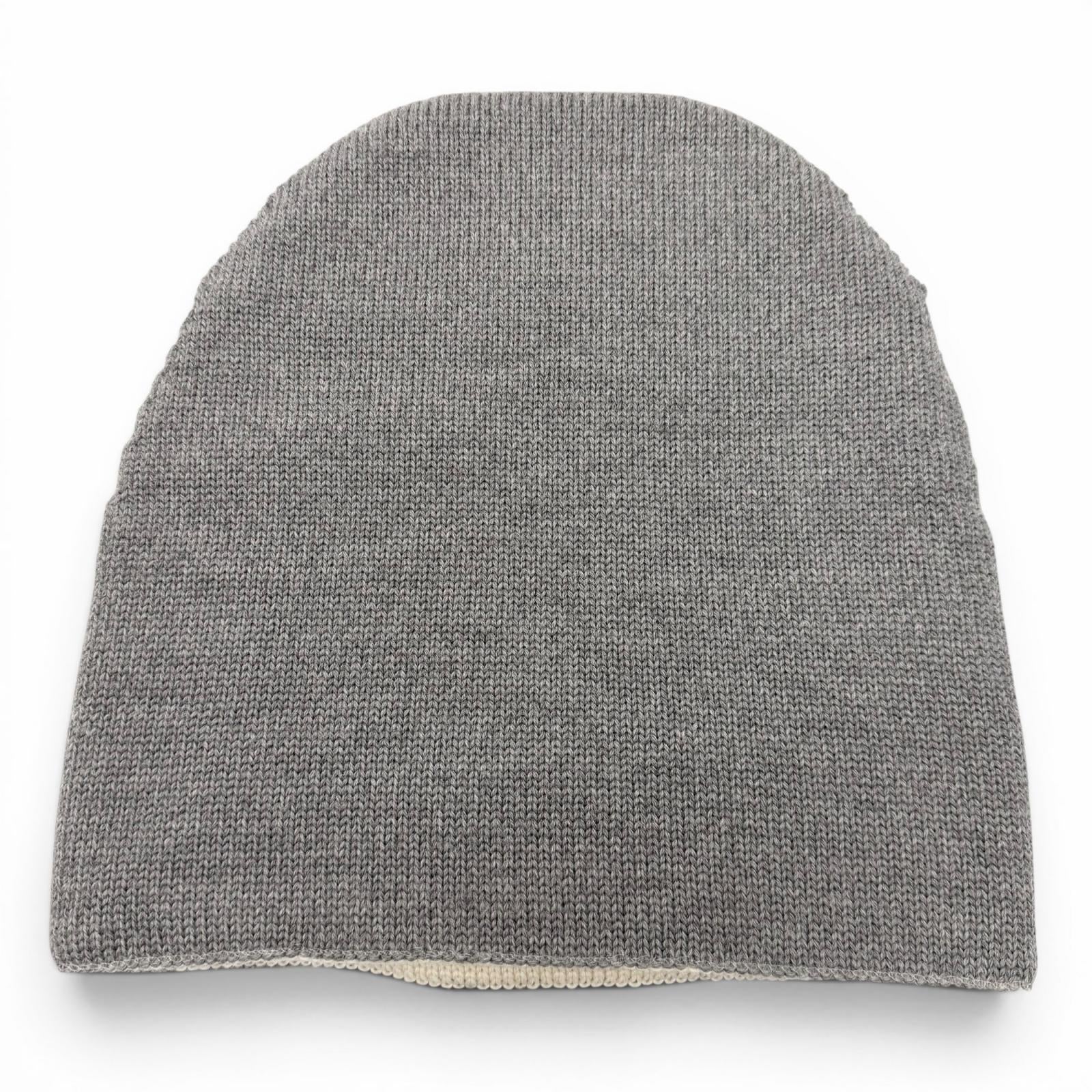 CHANEL grey knit CC logo women's accessory / シャネル レディース グレー ニット CCロゴ アクセサリー