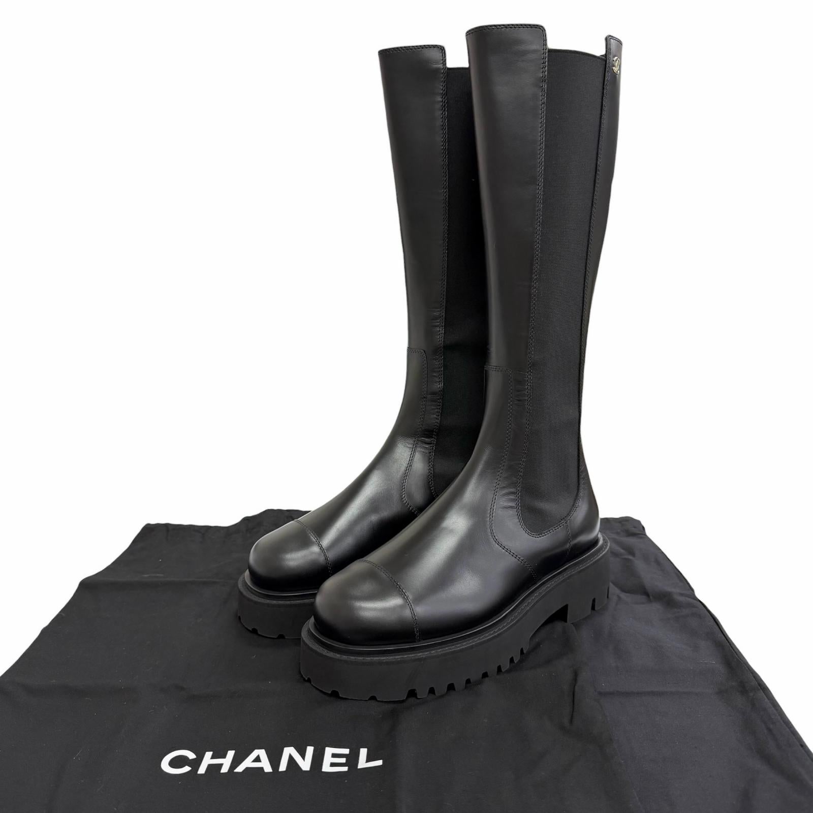CHANEL ロングブーツ