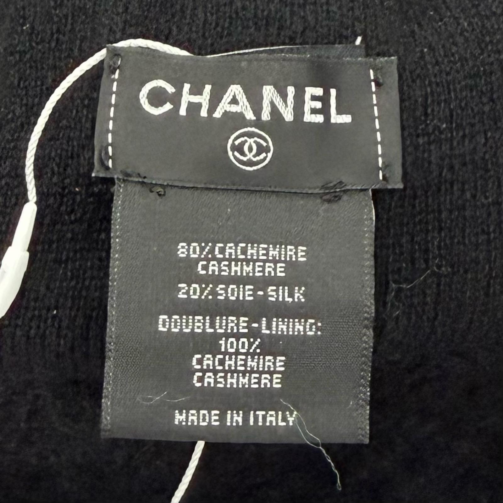 CHANEL black knit CC logo women's item / シャネル レディース ブラック ニット CCロゴ 商品