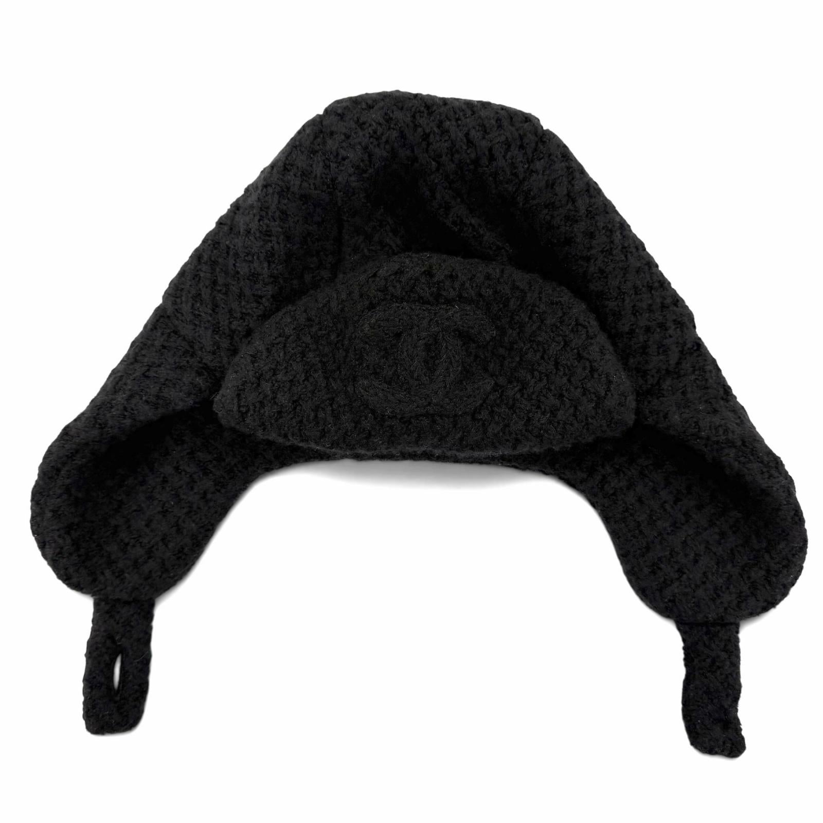 CHANEL black knit CC logo women's item / シャネル レディース ブラック ニット CCロゴ 商品
