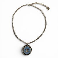 CHANEL Necklace Women COCO Mark Denim Design Chain 02