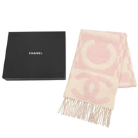CHANEL Pink Women COCO Mark Logo Design Fringe 02
