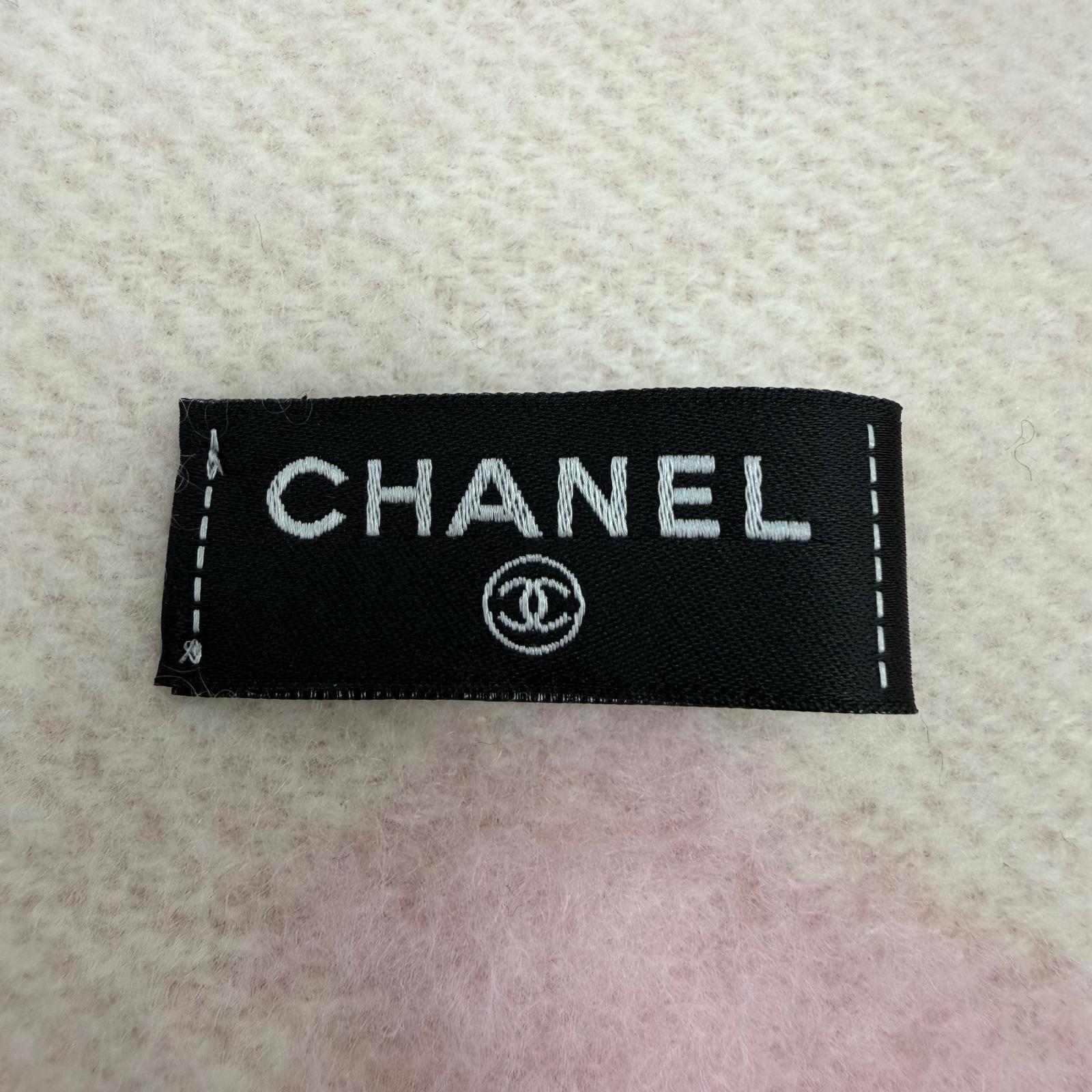 CHANEL Pink Women COCO Mark Logo Design Fringe 08