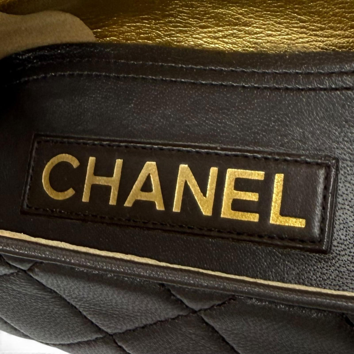 CHANEL Brown Ballet shoes Women COCO Mark Matrasse 02