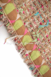 CHANEL 04A Beige Multi Color Lesage Skirt 38 シャネル ベージュ マルチカラー ルサージュ スカート 即発