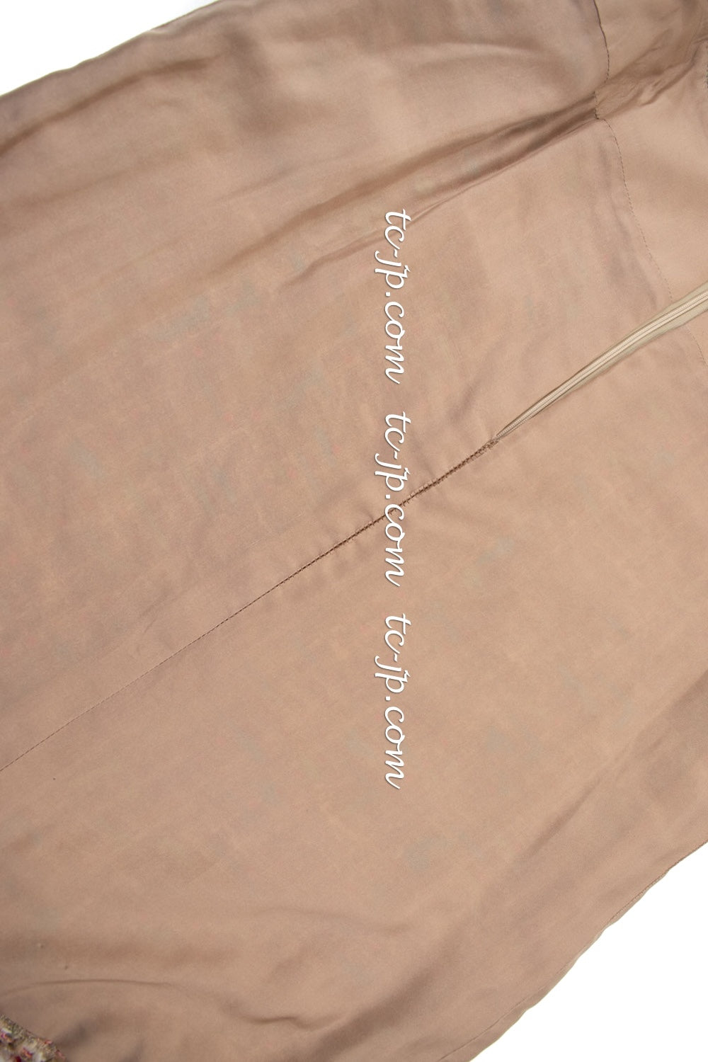 CHANEL 04A Beige Multi Color Lesage Skirt 38 シャネル ベージュ マルチカラー ルサージュ スカート 即発