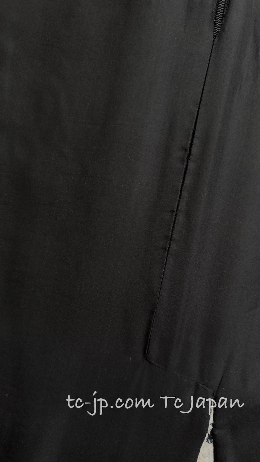 CHANEL 04PF Ivory Beige Bow Ribbon Jacket Skirt Suit 38 シャネル アイボリー ベージュ リボン ツイード ジャケット スカート スーツ 即発 - TC JAPAN