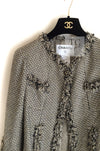 CHANEL 07S Gold Black Tweed Jacket 34 シャネル ゴールド ブラック ツイード ジャケット 即発