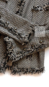 CHANEL 07S Gold Black Tweed Jacket 34 シャネル ゴールド ブラック ツイード ジャケット 即発