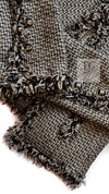 CHANEL 07S Gold Black Tweed Jacket 34 シャネル ゴールド ブラック ツイード ジャケット 即発