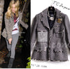 CHANEL 06A Brown Herringbone Chevron Wool Tweed Jacket Kate Moss 38 シャネル ブラウン シェベロン ウール ツイード ジャケット ケイトモス着 即発