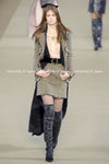 CHANEL 06A Brown Herringbone Chevron Wool Tweed Jacket Kate Moss 38 シャネル ブラウン シェベロン ウール ツイード ジャケット ケイトモス着 即発