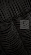 CHANEL 06A Black Ribbon Silk Penelope Cruz Cardigan Jacket Tops 38 40 44 シャネル ブラック リボン シルク ブラウス カーディガン ジャケット 即発