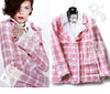 CHANEL 04C Pink White Fringe Tweed Jacket 40 シャネル ピンク ホワイト フリンジ ツイード ジャケット 即発